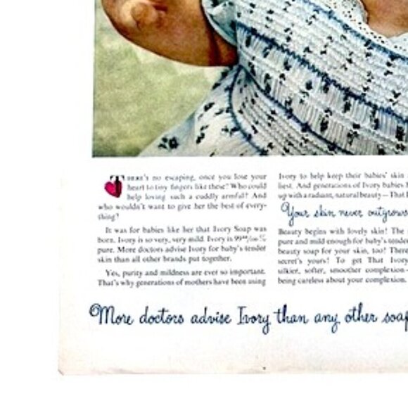 Vintage 1948 Ivory Soap Original Print Ad - Picture 6 of 7